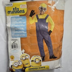 Minion Dave Kids Costume - Yellow and Blue